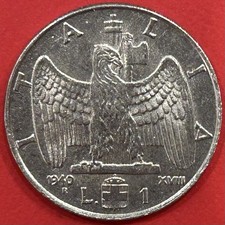 1 LIRA (1940) XVIII Vittorio