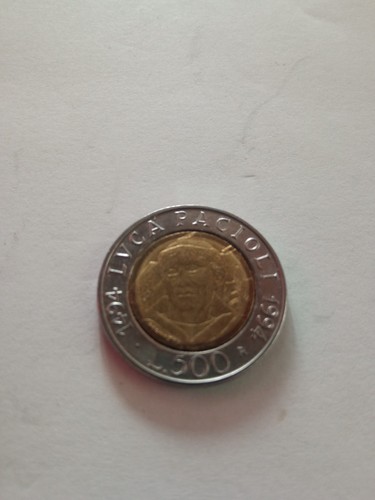 Moneta 500 lire fra - moneta,