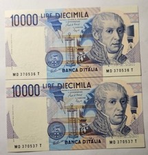 10.000 LIRE "VOLTA" 1989