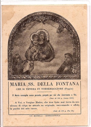 Maria della fontana che si - maria, ss.