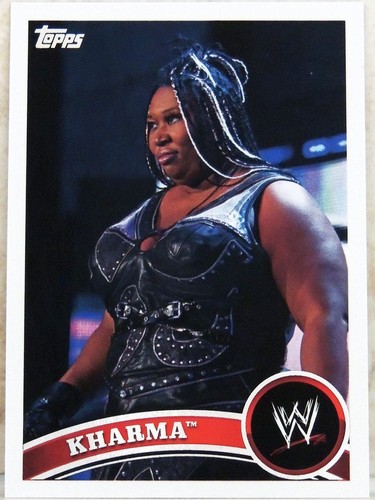 Wwe kharma topps 2011 - wwe,