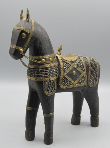 Vecchia statua cavallo troiano