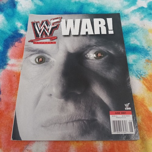 Wwf magazine june 2001 vince - magazine,