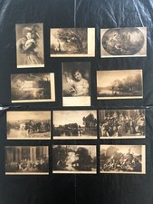 12 VECCHIE CARTOLINE POSTALI, UNION POSTALE UNIVERSELLE, MUSEE DU LOUVRE