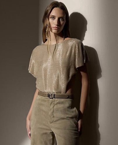 Top georgette impreziosito - top,