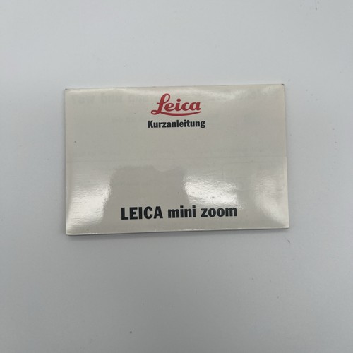 Leica mini zoom - , rapida
