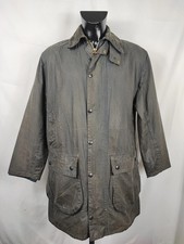 Giacca Barbour Unisex Border Blu C38/97cm Medium tg.48 - Navy Wax Border vint...