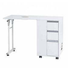 Tavolo da manicure con aspiratore 50wat incluso poggia mani chiudibile muovibile