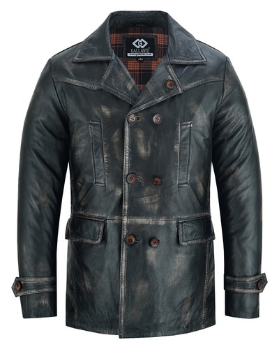 Giacca pelle marrone - in, dr