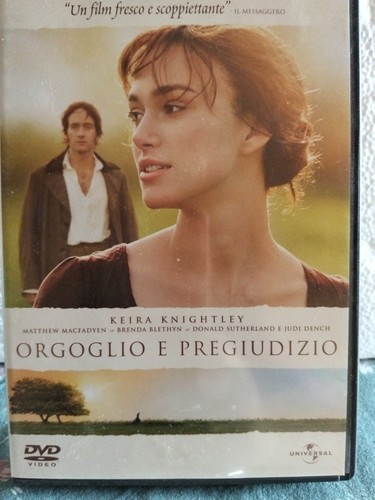 Orgoglio pregiudizio dvd - orgoglio,