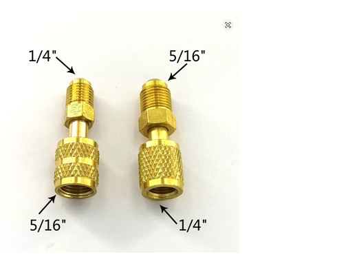 2pcs vacuum pump brass - vacuum, r410a