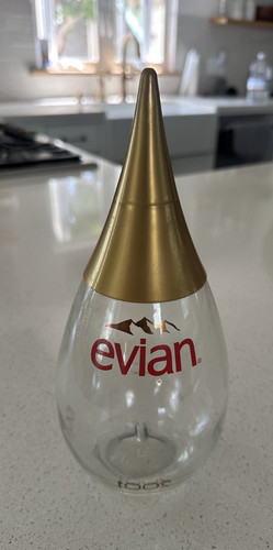 Vintage evian rara bottiglia - evian,