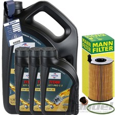 FILTRO OLIO UOMO + OLIO VOLPE GT1 PRO C3 adatto per Audi Q7 3.0 TDI QUATTRO 204-245 CV