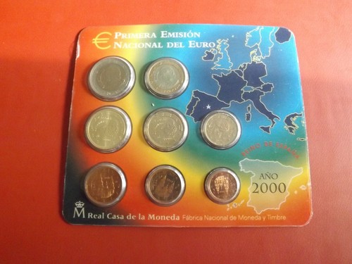 Spagna euro kms 2000 blister - euro,