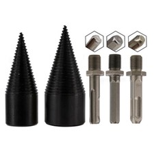 Trapano Spaccalegna 32/42mm Alta Velocità Torsione Legna da Ardere Vite Spaccalegna Cono