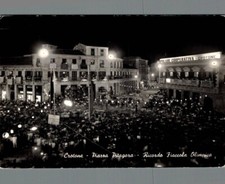 Crotone piazza Pitagora ricordo Fiaccola Olimpica F. Grande  spedita