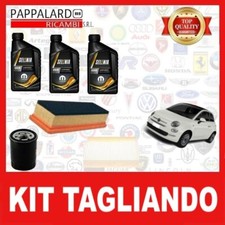 KIT TAGLIANDO 3 FILTRI + 3LT OLIO SELENIA 5W40 K FIAT 500 1.2 BENZINA 51KW 69CV