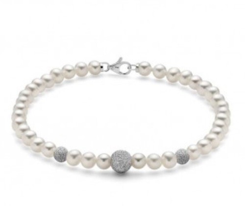 Bracciale miluna perle oro - bracciale, e