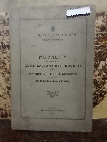 Libro 1907 ferrovie - libro, dello