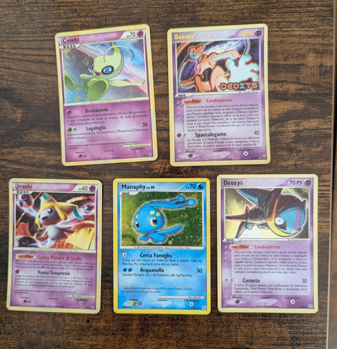 Lotto carte pokemon - lotto, deoxys
