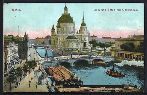 Berlino duomo sprea con - sprea,