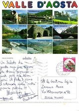 Postcard V.T.A Valle D'Aosta -