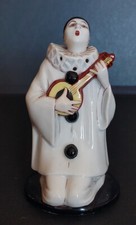 Luce notturna Pierrot in porcellana Art Decò di L. Bernardaud & C. Limoges