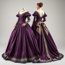 Abiti da sera eleganti viola