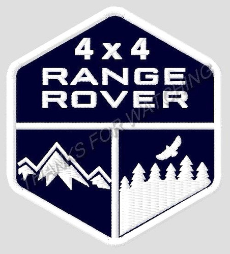 Range rover 4 embroidered - 4, x