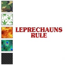 Leprechauns Rule, Vinyl Decal