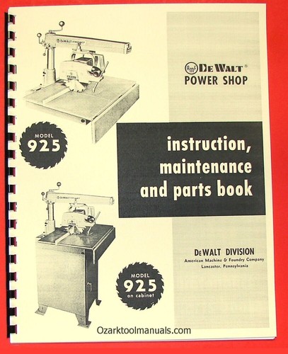 Dewalt 925 braccio radiale - 925,