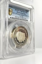 1983 🇩🇴 REPUBBLICA DOMINICANA 🇩🇴 300 PESOS "PIEFORT". PF-67 BY PCGS