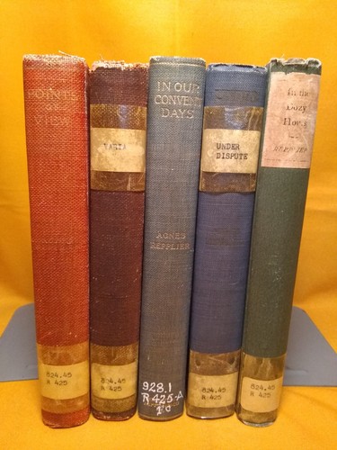 Book lot agnes - agnes, repplier