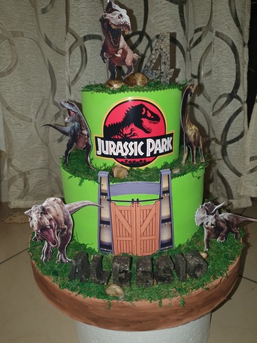 Torta finta jurassic park - jurassic,