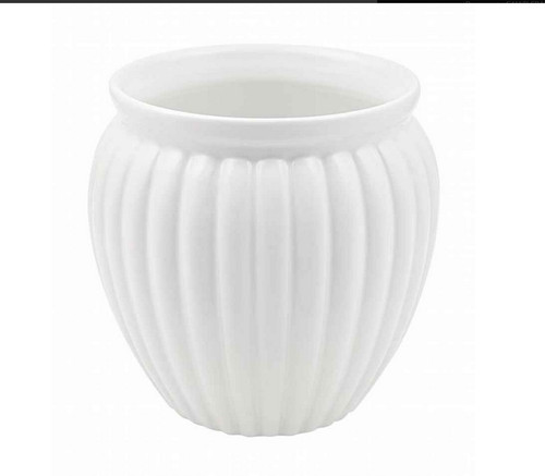 Vaso ceramica bianco - vaso, in