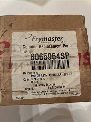 Frymaster 8065964sp motore - frymaster, di