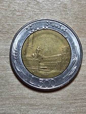 Italy 500-Lire coin, 1982. KM#
