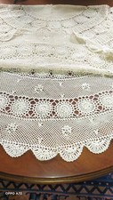 TOVAGLIA Al Uncinetto Fatta A Mano Tonda D 180