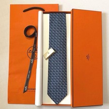 Cravatta Hermes seta doppia H