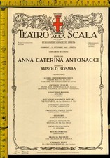 Teatro alla Scala Locandina