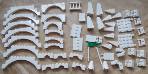 Lego artico inverno bianco - bianco, mxd