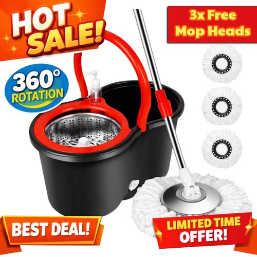 Spin mop secchio con - mop,