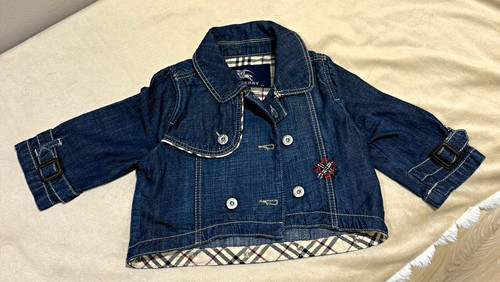Giacca denim blu burberry - blu,
