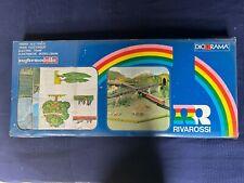 RIVAROSSI 1068 DIORAMA RARISSIMO - set  completo Treno passeggeri del 1973