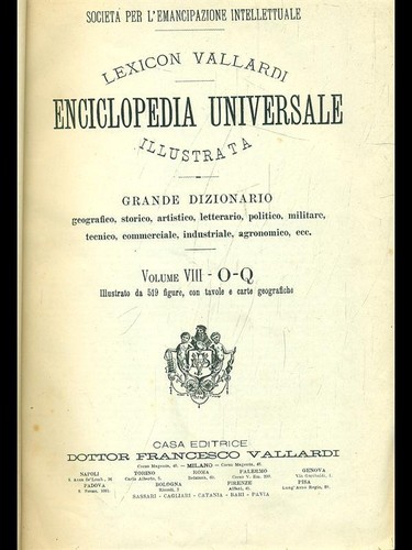 Enciclopedia universale - enciclopedia,