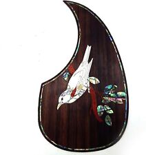 Per Martin D45 Battipenna Chitarra Intarsiato Intarsiato Abalone Fiore Graffi Piastra