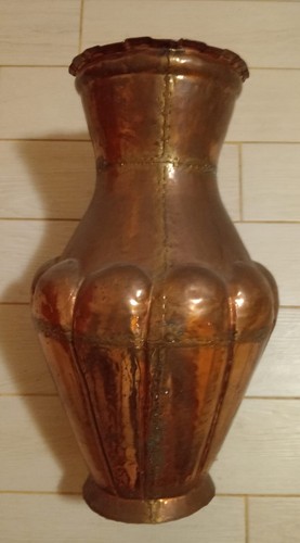 Vaso fiori antico rame - in,