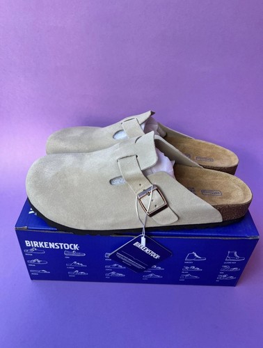 Birkenstock boston khaki uomo - khaki,