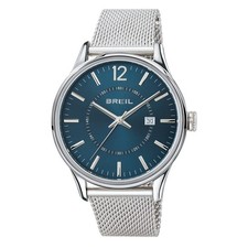 Orologio Breil Contempo TW1560 Uomo Maglia Milanese watch blu acciaio