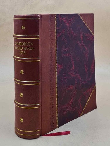 California brand book state - book, /